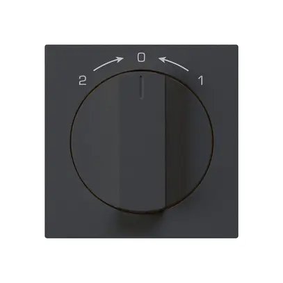 Kit frontal pour contact pivotant noir 60×60mm kallysto 1->0<-2 
