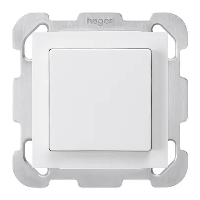 Poussoir ENC kallysto ARK 2L blanc avec plaque de fixation 