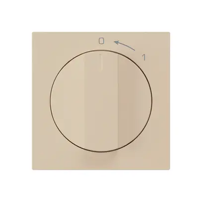 Contatto rotativo 0<-1/2L beige kallysto con manopola 