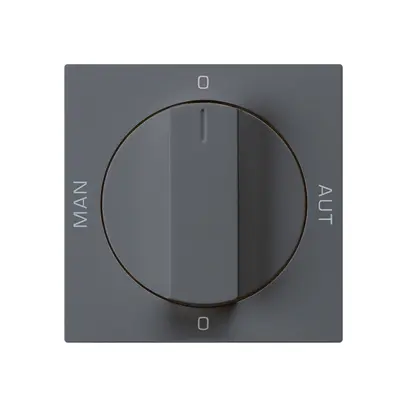 Kit frontal pour interrupteur rotatif S2 60×60 kallysto 0-Man-0-Aut.anthracite 