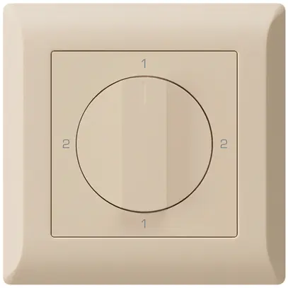 Interruttore rotativo INC kallysto.line 3/1L beige con impugnatura girevol 