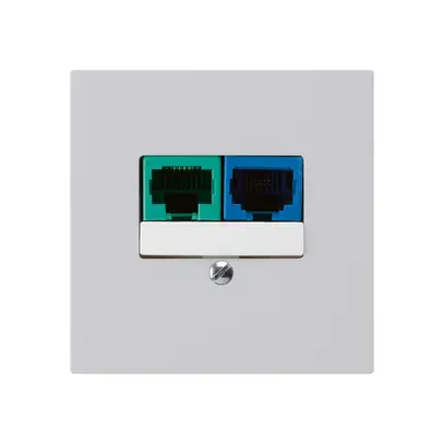 Scatola INC DSL kallysto 2×RJ45 grigio chiaro 