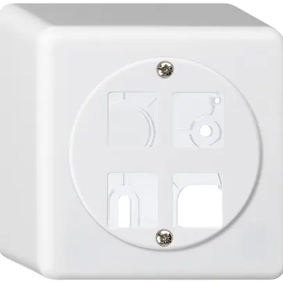 Kit di montaggio AP HMS basico per 4 moduli bianco 