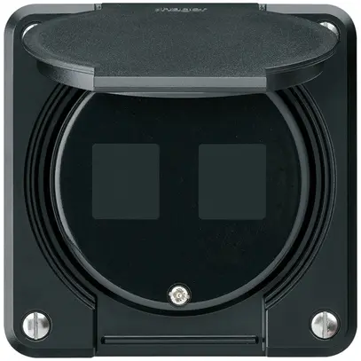 Kit de montage ENC robusto HMS IP55 noir pour 2×module pour combinaison 