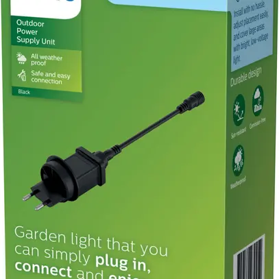 Alimentation LED Philips GardenLink IP65 12W 24V ON/OFF Ø49×290mm 