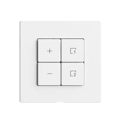 Stazione secondaria 1K/4T per dimmer scena Edue Wiser bianco 