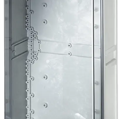 Coffret d'appareil gris MI 9400 vide avec couv. transparent, 600×300×170 