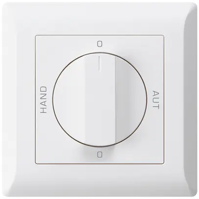 UP-Drehschalter 0-Hand-0-Aut. kallysto.line 2/1L weiss mit Drehgriff 