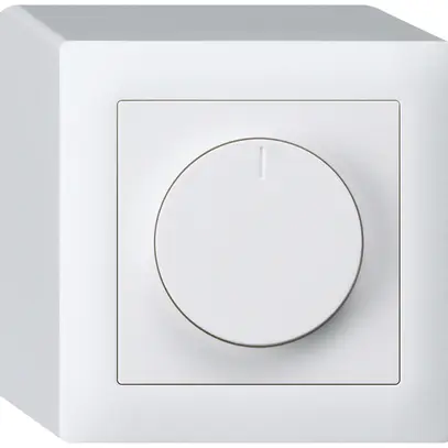 Variateur rotatif station secondaire AP Hager kallysto blanc 
