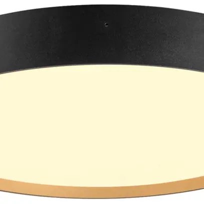 Plafonnier/applique LED SLV DECONA 42 23W 2170lm 927/930 IP44 VAR Ø420 noir 