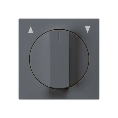Interruttore/tasto rotativo INC per tapparella kallysto antracite 
