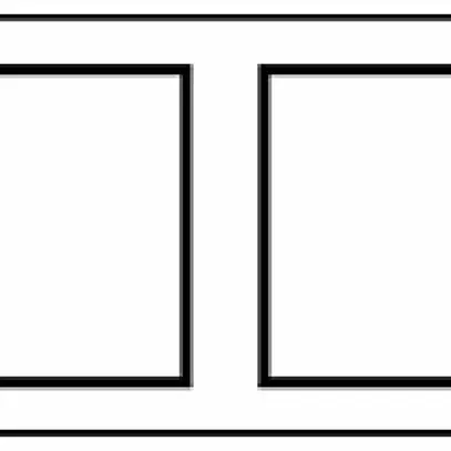 Intestazione INC basico 1×2 bianco 
