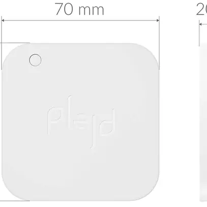 Gateway Plejd GWY-01, LAN (RJ45), Bluetooth 2.4GHz, 70×70×20mm, blanc 