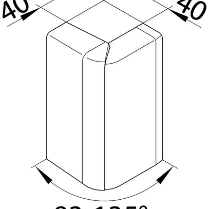 Ausseneck tehalit SL20115, verkehrsweiss 
