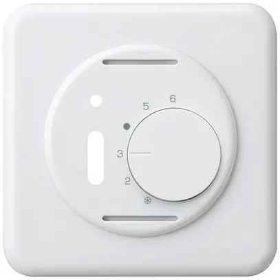 Kit frontale INC BASICO bianco per termostato ambiente con interruttore 