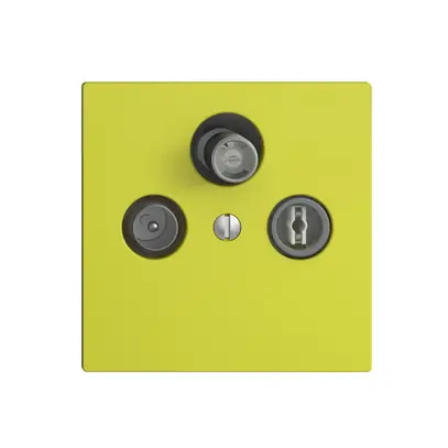 Prise d'antenne SAT/TV/R DB53 EDIZIOdue lemon avec connexion SAT-F 