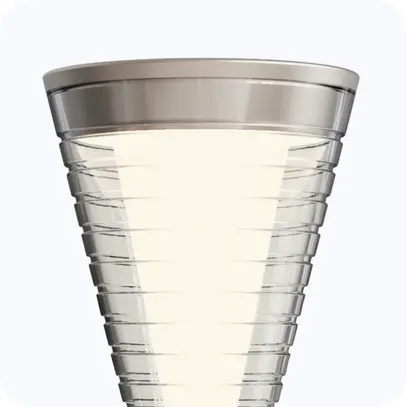 Lampada da tavolo a batteria X8 by xoxo, 3W, 2700K, champagne 