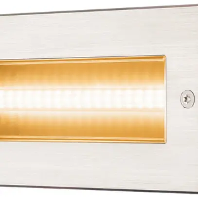 Applique LED INC SLV BRICK, 9W 950lm 3000K symétrique IP65 acier fin 
