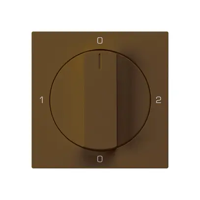 Kit di copertura kallysto interruttore rotativo S2 marrone 