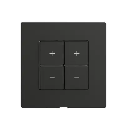 Stazione secondaria per dimmer 2c/4t WLAN Edue Wiser nero 