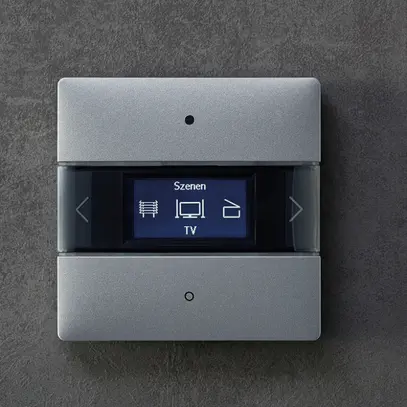 Controlo di locale INC KNX Theben iON 108, 10 volte, c.termo.d'amb., argento 