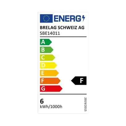 LED blanc & couleurs E14 6W KnockautX, par BRELAG 