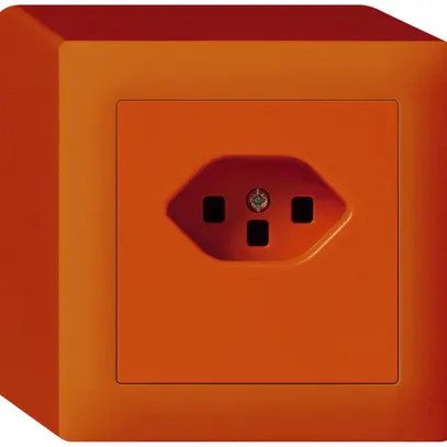 AP-Steckdose kallysto T23 orange Schraubklemme 