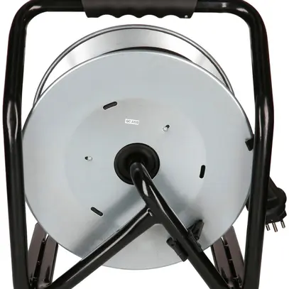 Kabelrolle MAX HAURI Stahl 230V 10A 3×T13 25m 3×1.5mm² IP55 silber 