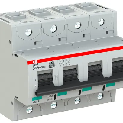Disjoncteur ABB S804P-C125 4P 400V C-125A 50kA 6.5UM 