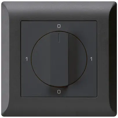 Interrupteur rotatif ENC kallysto.line 0/3L noir avec manette 