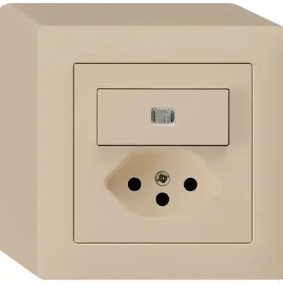 Combinaison lumineuse AP 3/1P+T13 beige kallysto 