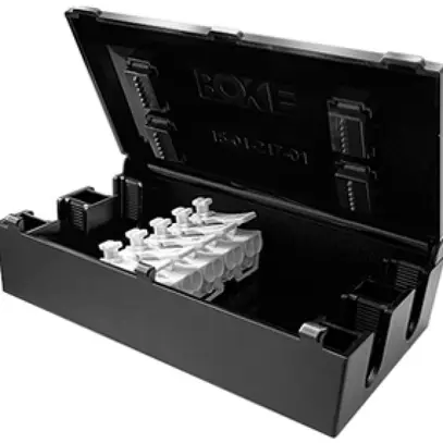 Scatola di raccordo AP ESYLUX JUNCTION BOX 5×2.5mm² 103×62×27mm nero 