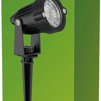 Luminaire avec piquet LED Philips Caper 1.5W 180lm 827 IP44 Ø60 noir 