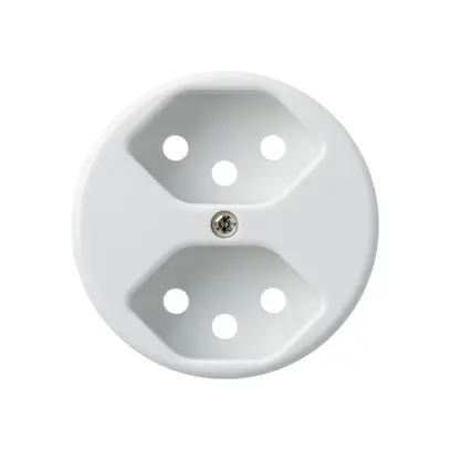 Disco frontale 2×tipo 13 bianco basico con protezione bambini 