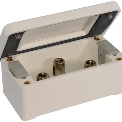 Boîte de jonction AP mouillé Fixer 3×1.5mm² IP54 500V blanc 
