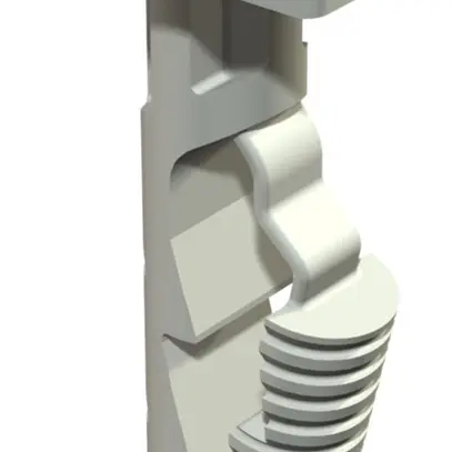 Clou-tampon Bettermann avec tête 6×30mm gris 