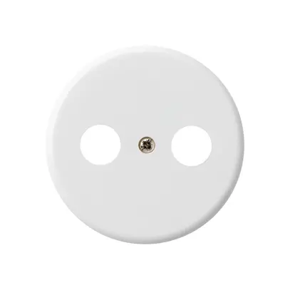 Disco frontale basico per TV-R bianco Ø58mm 