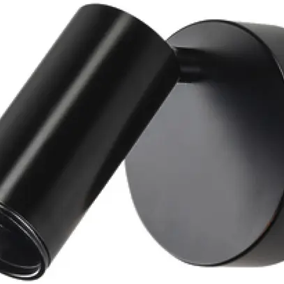 Plafoniera/lampada a muro SLV FITU WL 60W zoccolo Ø90mm nero 