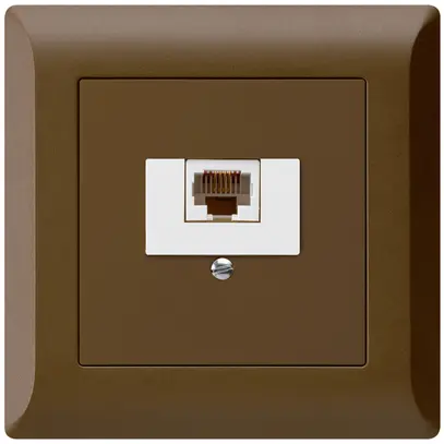 Boîte ENC kallysto.line 1×RJ45u brun 