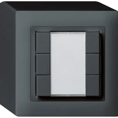 Poussoir universel AP 6×kallysto sans LED anthracite 