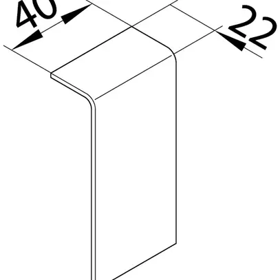 Schnittabdeckung tehalit für SL20080 Dekor ki 