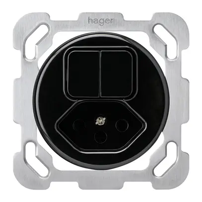 Inserto per combinazione INC 3+A-R/1L+tipo 13 nero basico 