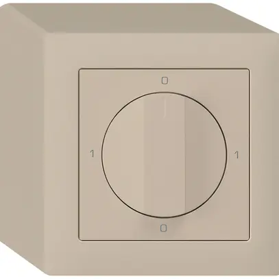 Interruttore rotativo AP kallysto 3/1L beige con manopola 
