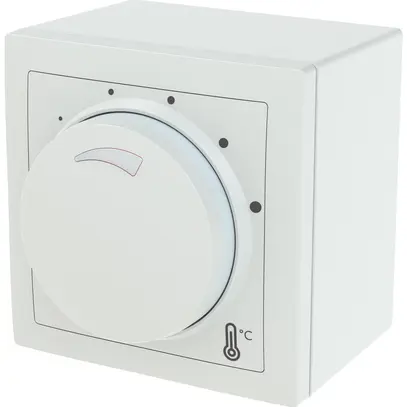 Thermostat d'ambiance AP ABB SIDUS chauffage NO/NC 230VAC/10A 5…30°C bc 