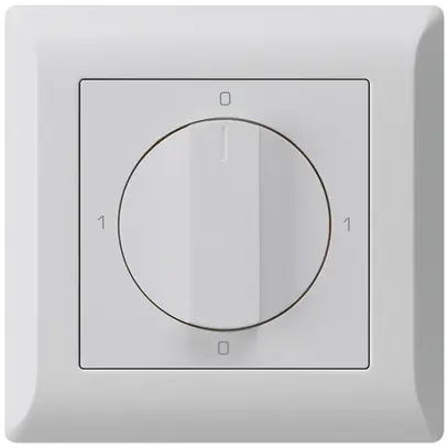 Interrupteur rotatif ENC kallysto.line 0/2L gris clair avec manette 