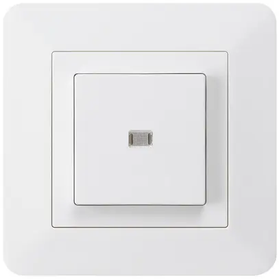 Pulsante luminoso INC kallysto.trend A-R/1P bianco 