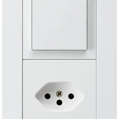 Combinaison ENC kallysto.trend grd.I-I verticale poussoir+type 13 blanc 