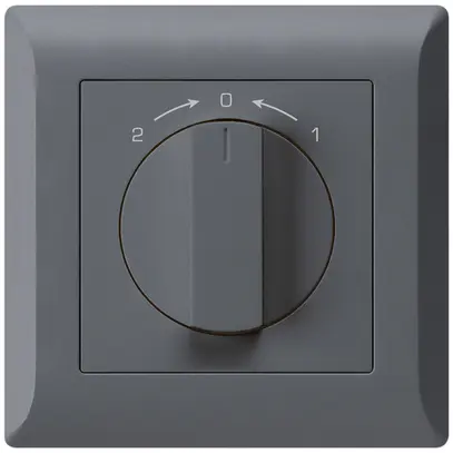 Contact pivotant ENC 1->0<-2 anthracite kallysto.line avec manette 