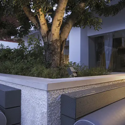 Lampada con picchetto SLV THEO BRACKET GU10 7W IP65 175×106×150mm antracite 
