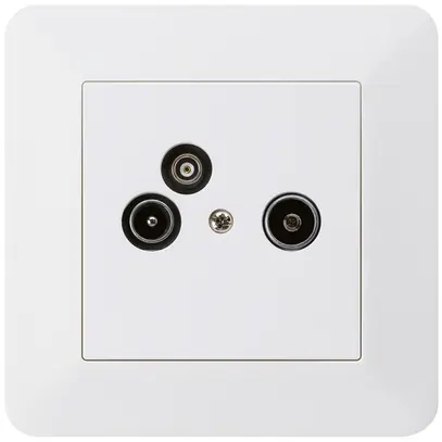 Presa antenna INC R/TV/dati kallysto.trend 14dB bianco 